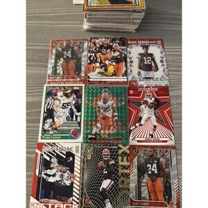 Cleveland Browns Football Card Lot Bundle- Approx. 100 Cards With Inserts
